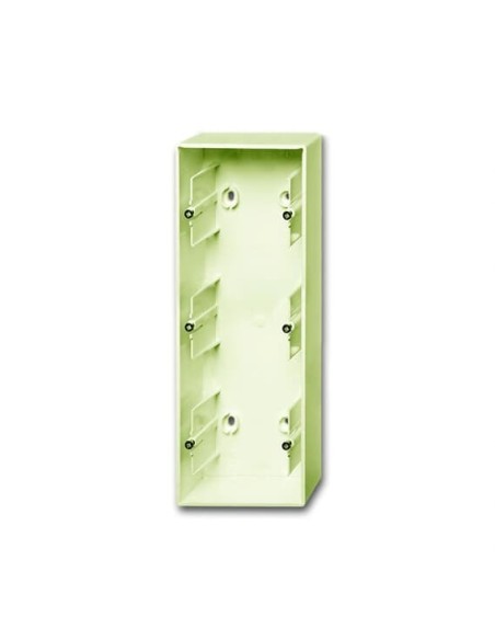 1703-92-507^ADAPTER NADTYNKOWY 3-KROTNY OBUDOWA DO MECHANIZMÓW I POKRYW Z RAMKAMI.  Basic55 kremowy