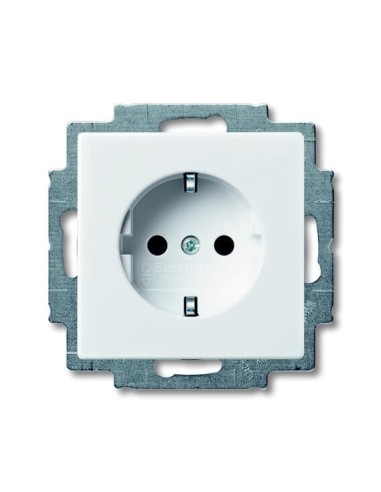 2300 EUC-94-507^GNIAZDO SCHUKO  Basic55 biały alpejski