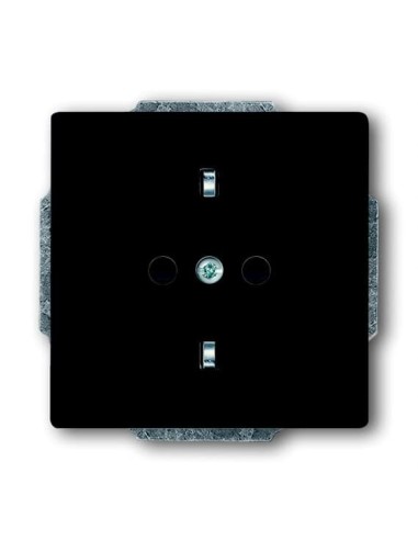 20 EUC-81-500^GNIAZDO SCHUKO Z SZYBKOZŁĄCZAMI. Z UZIEMIENIEM  2P+E. -SOLO-ANTRACYT