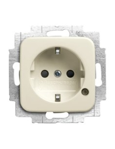 20 EUCBL-212^GNIAZDO SCHUKO OŚWIETLENIE KONTROLNE Z DIODAMI LED. -BUSCH-DURO-KOŚĆ SŁONIOWA