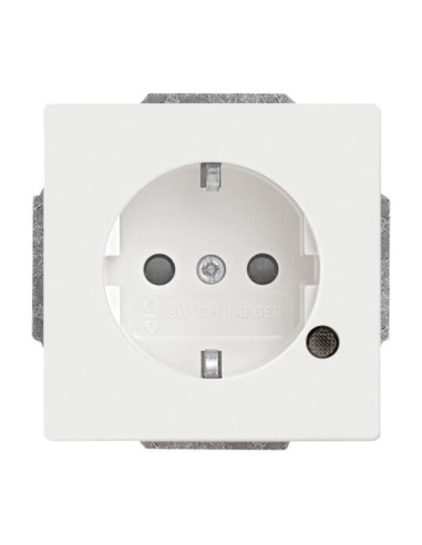 20 EUCBL-84^GNIAZDO SCHUKO OŚWIETLENIE KONTROLNE Z DIODAMI LED. -CARATSOLOAXCENTFUTURE-BIAŁY STUDYJNY