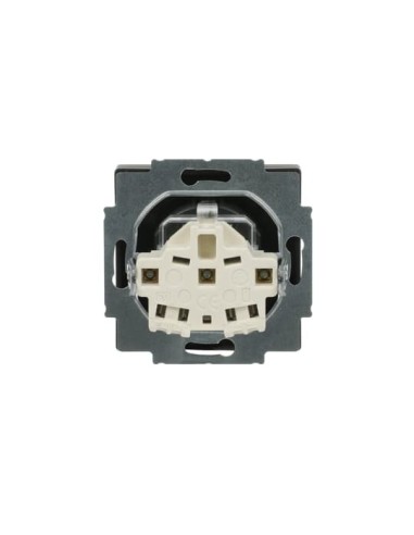 20 EUCKS-885^GNIAZDO SCHUKO Z PRZESŁONAMI Z SZYBKOZŁĄCZAMI. Z UZIEMIENIEM 2P+E. -FUTURE-CZARNY MATOWY