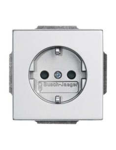 20 EUCKS-83-500^GNIAZDO SCHUKO Z PRZESŁONAMI Z SZYBKOZŁĄCZAMI. Z UZIEMIENIEM 2P+E. -FUTURE-ALUMINIOWO SREBRNY