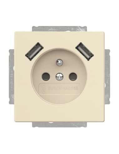 20 MUCB2USB-82-500^Gnazdo 230V z ładowarką 2x USB