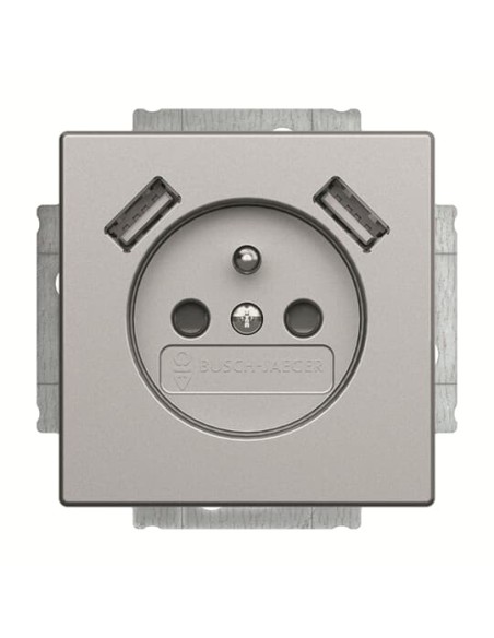 20 MUCB2USB-83-500^Gnazdo 230V z ładowarką 2x USB