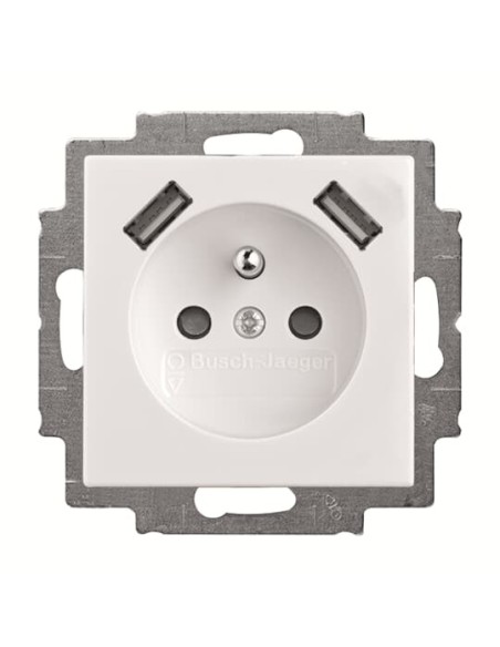 20 MUCB2USB-94-507^Gnazdo 230V z ładowarką 2x USB