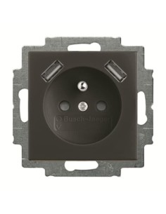 20 MUCB2USB-95-507^Gnazdo 230V z ładowarką 2x USB