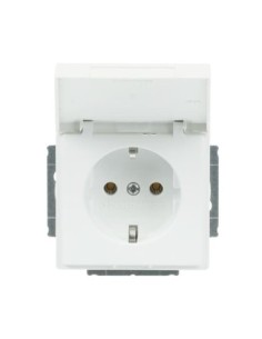 20 EUK-884^Gniazdo SCHUKO z klapką