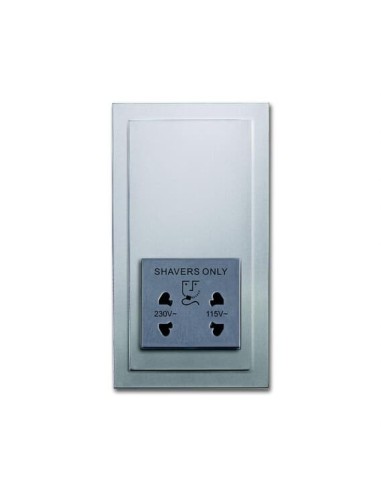 2332 UJBS-83^GNIAZDA DO MASZYNEK DO GOLENIA DO MONTAŻU W PODTYNKOWYCH PUSZKACH MONTAŻOWYCH 3030 I 3031. -FUTURE-ALUMINIOWO SREBR