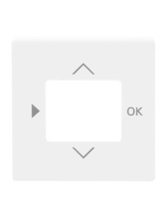 6435-84  pokrywa termostatu TC16-20U  future linear 84 biały studyjny