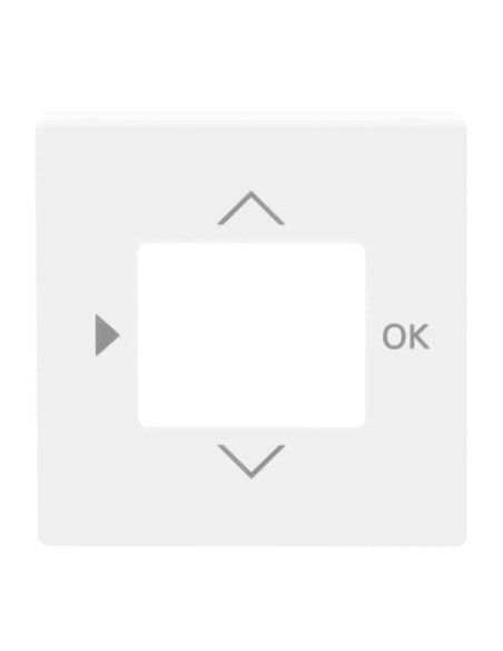 6435-84  pokrywa termostatu TC16-20U  future linear 84 biały studyjny