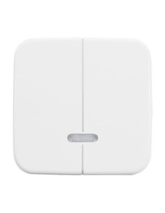 6545-214^ELEMENT OBSŁUGI Z LAMPKĄ NEONOWĄ. DO ŚCIEMNIACZA ŚWIECZNIKOWEGO Z PAMIĘCIĄ 6565 U. -REFLEX-BIAŁY ALPEJSKI