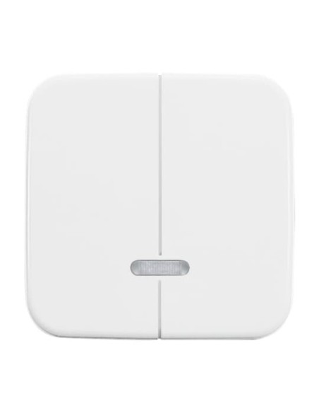 6545-214^ELEMENT OBSŁUGI Z LAMPKĄ NEONOWĄ. DO ŚCIEMNIACZA ŚWIECZNIKOWEGO Z PAMIĘCIĄ 6565 U. -REFLEX-BIAŁY ALPEJSKI