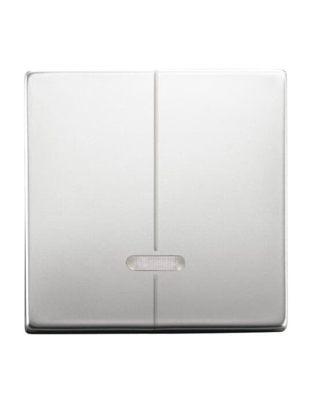 6545-866^ELEMENT OBSŁUGI Z LAMPKĄ NEONOWĄ. DO ŚCIEMNIACZA ŚWIECZNIKOWEGO Z PAMIĘCIĄ 6565 U. -PURE-STAL SZLACHETNA