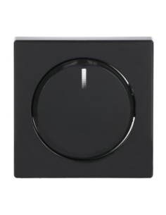 6540-81-102^POKRYWA Z POKRĘTŁEM I LAMPKĄ NEONOWĄ PODWYŻSZONA KONSTRUKCJA. DO ŚCIEMNIACZY BUSCH-DIMMER. -CARATFUTURE-ANTRACYT