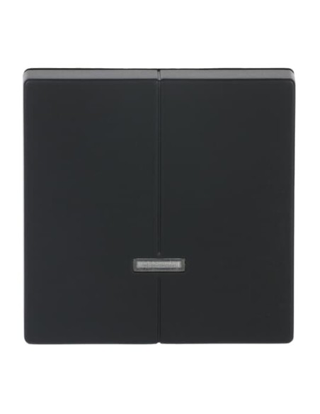 6545-885^ELEMENT OBSŁUGI Z LAMPKĄ NEONOWĄ. DO ŚCIEMNIACZA ŚWIECZNIKOWEGO Z PAMIĘCIĄ 6565 U. -FUTURE-CZARNY MATOWY