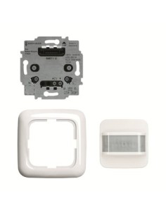 64762 UJ-214  ABB-flexTronics  kompletny czujnik ruchu watchdog z ramką komfort 1x10A  Busch-Duro SI 214 biały alpejski