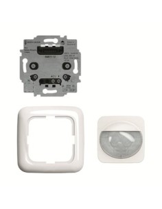 64764 UJ-214  ABB-flexTronics  kompletny czujnik ruchu z ramką ścienny 1x10A  Busch-Duro SI 214 biały alpejski