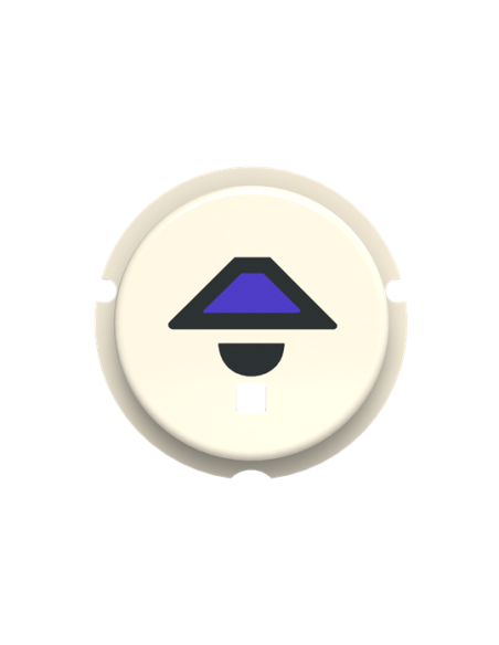 SBL-N2BL  przycisk do sensora f@h sym. światło  Zenit biały