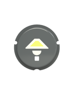 SBL-N2GR  przycisk do sensora f@h sym. światło  Zenit szary