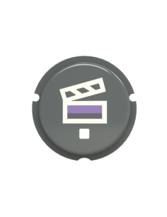 SBS-N2GR  przycisk do sensora f@h sym. scena  Zenit szary