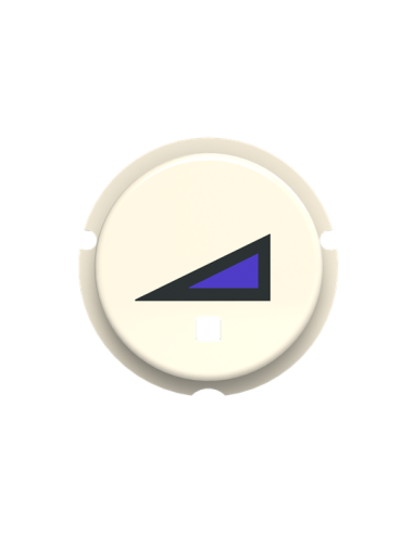 SBD-N2BL  przycisk do sensora f@h sym. ściemniacz  Zenit biały