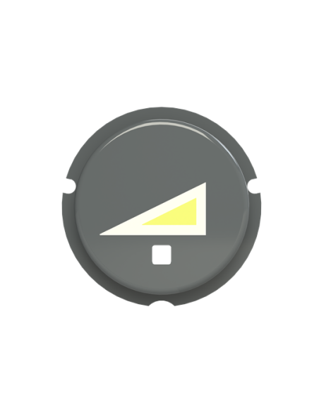 SBD-N2GR  przycisk do sensora f@h sym. ściemniacz  Zenit szary