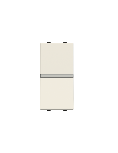 N2101.2BL  łącznik pojedynczy dwubiegunowy b.śrub. 1M  Zenit White