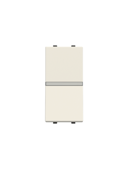 N2104.6BL  łącznik zwierny NC bez symbolu b. śrub. 1M  Zenit White