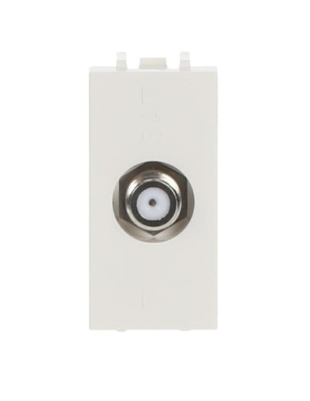 N2150BL  gniazdo TV typ F końcowe 1M  Zenit White