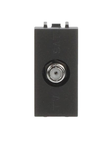 N2150AN  gniazdo TV typ F końcowe 1M  Zenit Anthracite