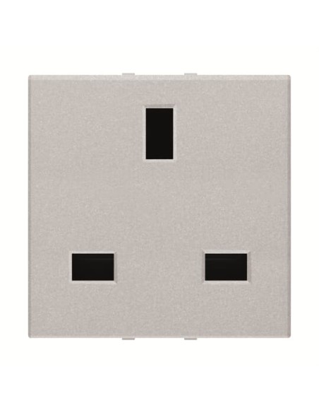 N2237 PL  gniazdo brytyjskie 2M  Zenit Silver