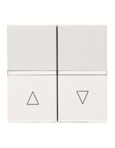 N22044BL  przycisk roletowy 2M  Zenit White