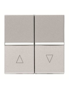 N2244.1PL  przełącznik roletowy 2M  Zenit Silver