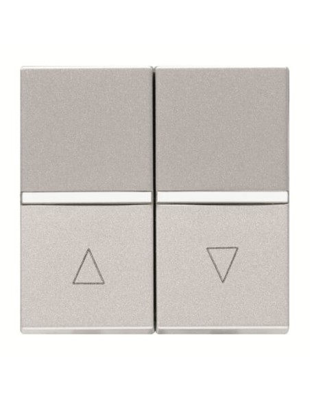 N2244.1PL  przełącznik roletowy 2M  Zenit Silver