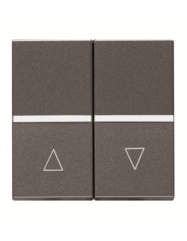 N2244.1AN  przełącznik roletowy 2M  Zenit Anthracite