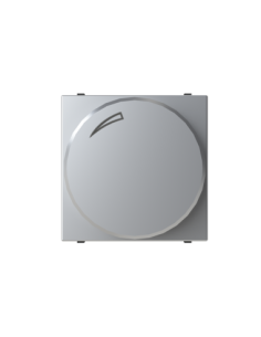 N2260.3PL  ściemniacz LED przycisk obrotowy 2M  Zenit Silver