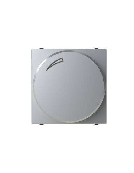 N2260.3PL  ściemniacz LED przycisk obrotowy 2M  Zenit Silver