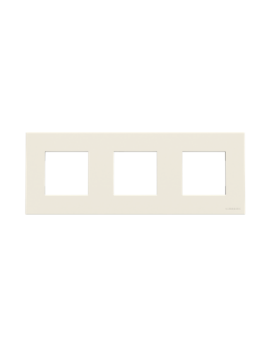 N2273.1 BL  ramka ozdobna potrójna Zenit R Solid  White logo Niessen