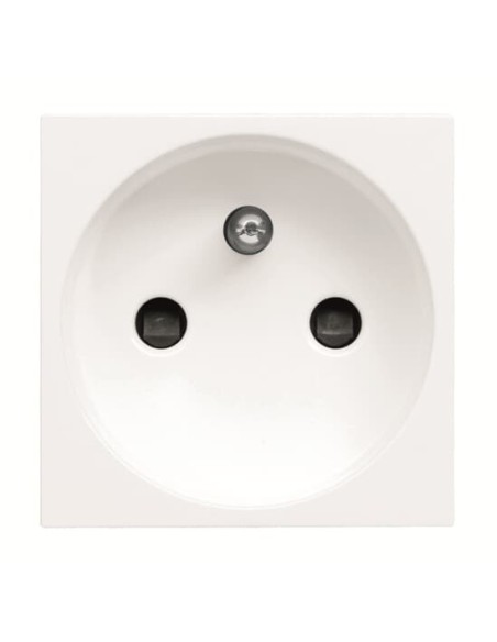 R2287.8 BL Gniazdo z bolcem z diodą - 2M - Biały