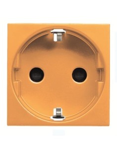 N2288NA  gniazdo Schuko śrub. 2M  Zenit Orange