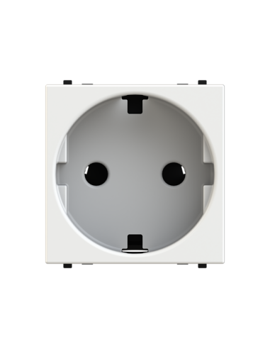 R2288 BL Gniazdo schuko - 2M - Biały