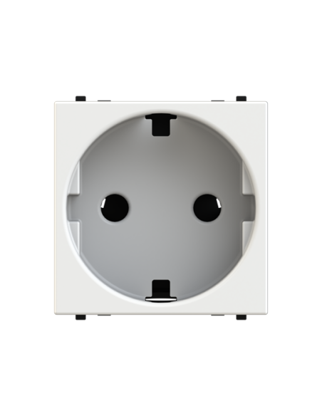 R2288 BL Gniazdo schuko - 2M - Biały