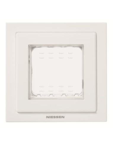 N3271 BL  ramka natynkowa IP55 pojedyncza Zenit  White