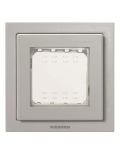 N3271 GR  ramka natynkowa IP55 pojedyncza Zenit  Grey