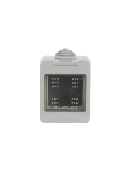 N3291 1-gang  puszka natynkowa IP55 2 Zenit  Gray