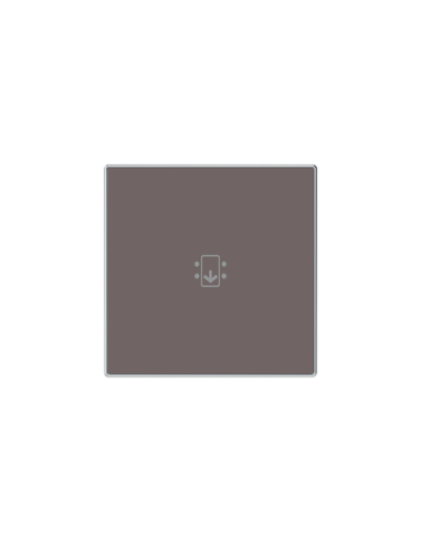 8514 TP^POKRYWA WYŁĄCZNIKA NA KARTE Taupé