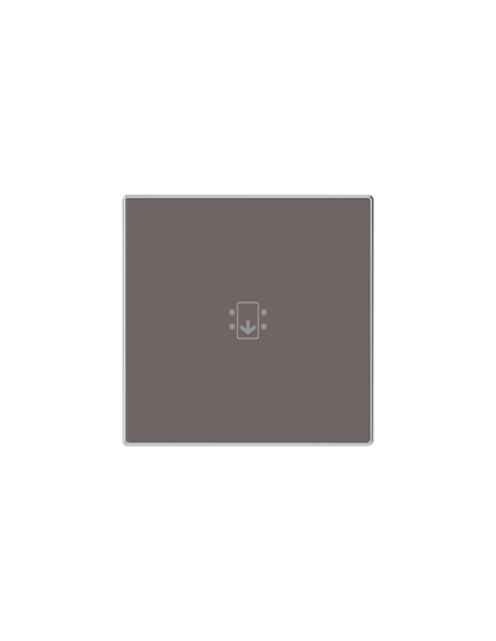 8514 TP^POKRYWA WYŁĄCZNIKA NA KARTE Taupé