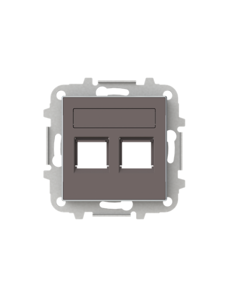 8518.2 TP^POKRYWA GNIAZDA RJ122-KROTNA Taupé