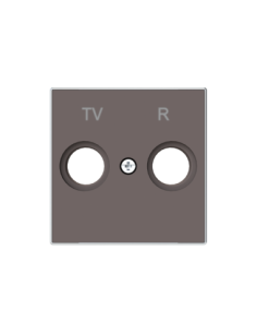 8550 TP^POKRYWA GNIAZDA TV R Taupé